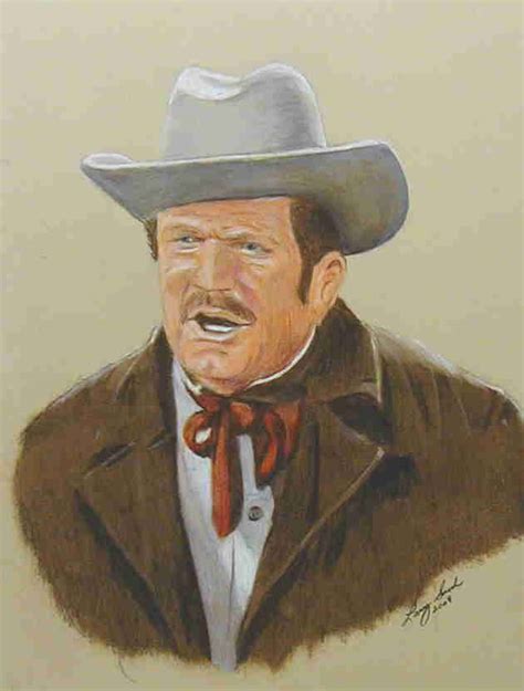 Searchers ORG Prisma Color Pencil Drawing Hank Worden as Mose on PopScreen