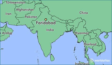 Where is Faridabad, India? / Faridabad, Haryana Map - WorldAtlas.com