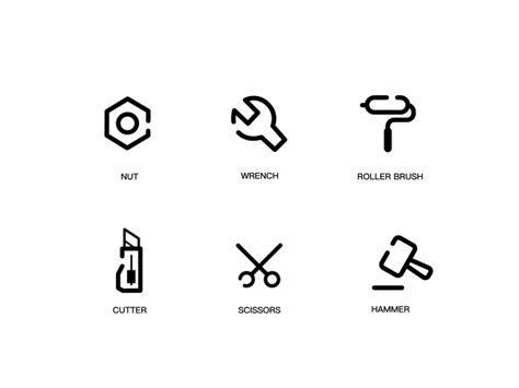 Common tools / icons / animation by Magic Chen on Dribbble