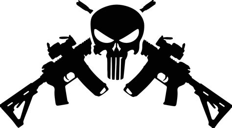 Punisher Skull AR-15 Svg, Jpg, Ai, Png - Etsy