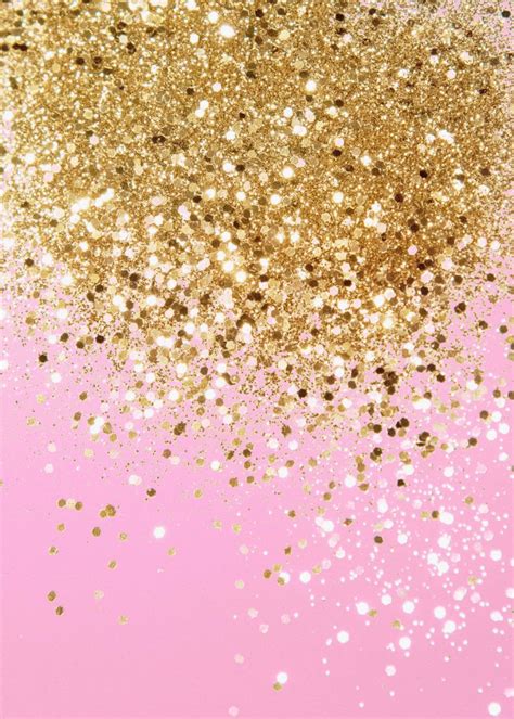 'Gold Pink Glitter 1 ' Poster by Anita's & Bella's Art | Displate in 2021 | Pink glitter ...