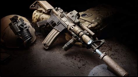 M4 Carbine Assault Rifle, M4, rifle, gun, Assault Rifle, weapon, Carbine, HD wallpaper | Peakpx