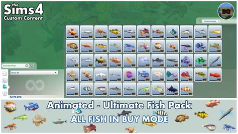 Animated - Ultimate Fish Pack - Sims 4 Mod Download Free