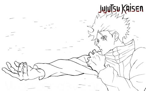 Jujutsu Kaisen Gojo Satoru Coloring Page - Free Printable Coloring Pages for Kids