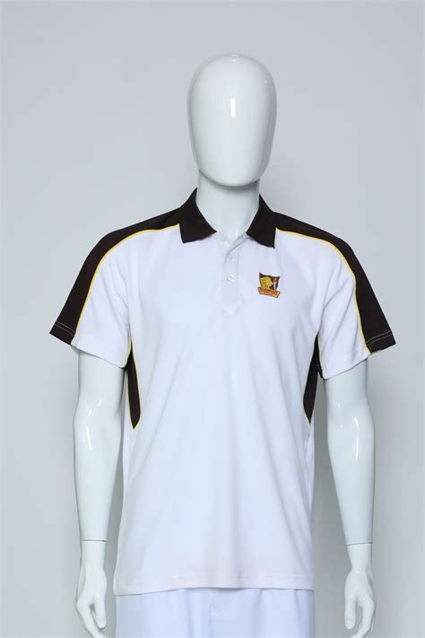 Dunman Secondary School - White Polo T-Shirt | InTrend Uniforms