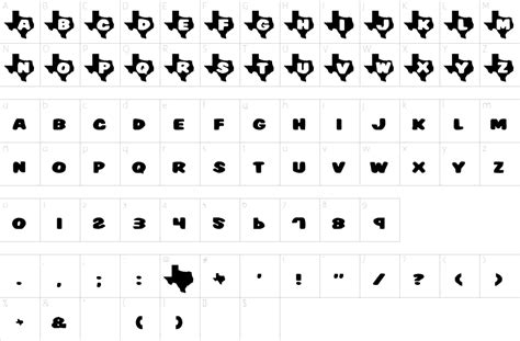 Texas Font - 1001 Free Fonts