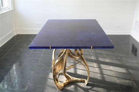 A beautiful dining table made from 100% recycled glass right here in ...