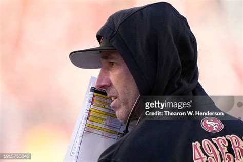 San Francisco 49ers head coach Kyle Shanahan looks on in the second ...