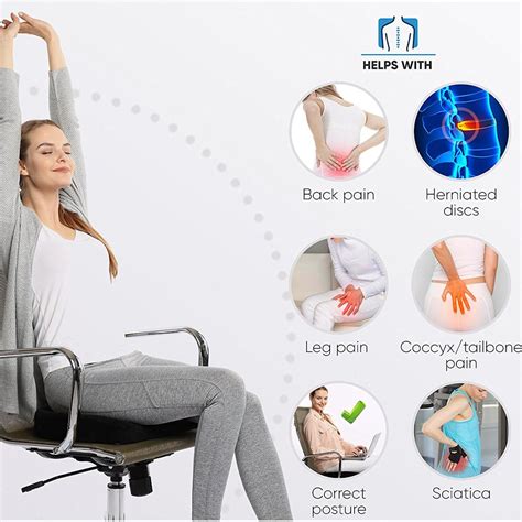 Best Coccyx Cushion - Ergonomic Memory Foam Design