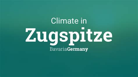 Climate & Weather Averages in Zugspitze, Bavaria, Germany