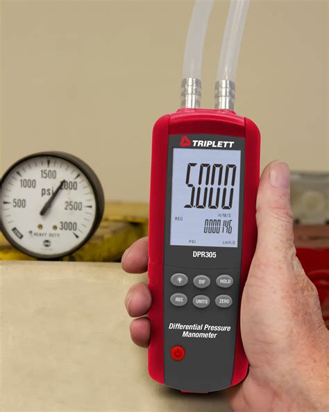 Differential Pressure Manometer, 5psi - (DPR305) — Triplett Test Equipment & Tools