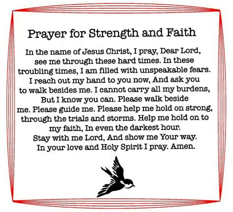 #Prayer for #Strength and #Faith | My Lord°My Savior | Pinterest