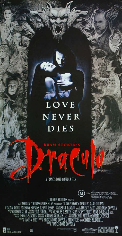 Drácula de Bram Stoker (Bram Stoker’s Dracula) (1992) - C@rtelesMix.es | Scary movies, Movie ...