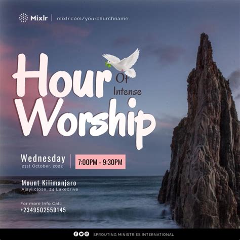 CHURCH EVENT FLYER Template | PosterMyWall