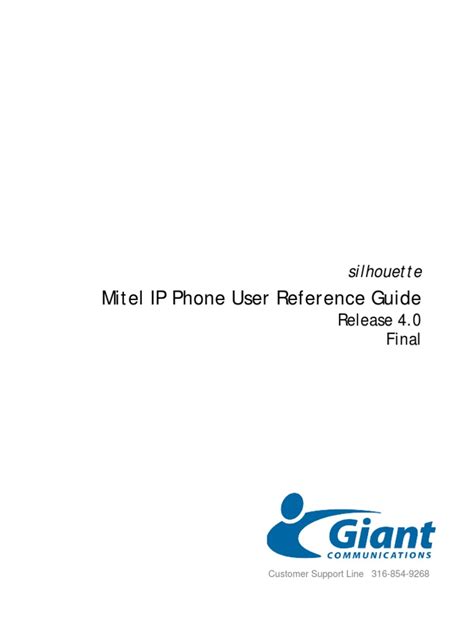 Mitel Ip Phone | PDF | Telephone | World Wide Web