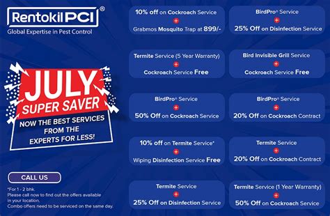 Rentokil PCI launches Exciting Offers on Pest Control Services this July for all it's ...