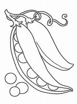 Pea coloring Pages To Download And Print For Free sketch template