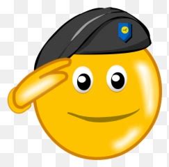 Salute Png And Vectors For Free - Silhouette Veteran Saluting Emoji ...