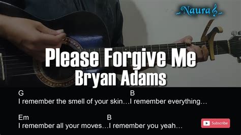 Bryan Adams - Please Forgive Me Guitar Chords Lyrics Acordes - Chordify