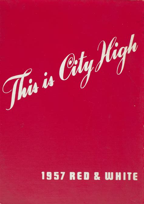 1957 yearbook from Iowa City High School from Iowa city, Iowa for sale