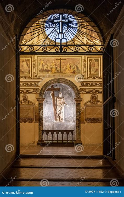 Interior of the Basilica of the Holy Cross in Jerusalem Editorial ...