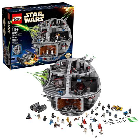 Buy LEGO Star Wars Death Star 75159 Space Station Building Kit with Star Wars Minifigures for ...