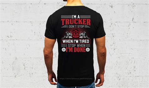 Truck/Trucker /Truck Driver T Shirt Design on Behance