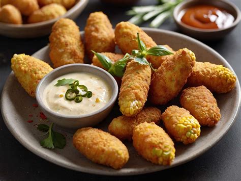 Air Fryer Corn Nuggets: Healthy Snack Recipe | KitGiz