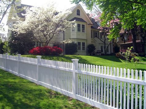 Beautiful White Wood Picket Fence - Traditional - Exterior - New York ...