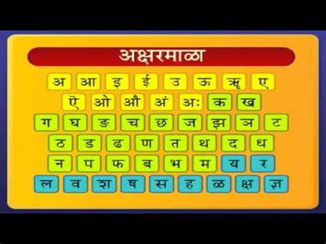 Marathi word abc - lasopasales