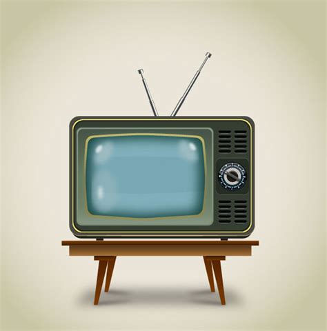 Create a Vintage Television - Vectorgraphit