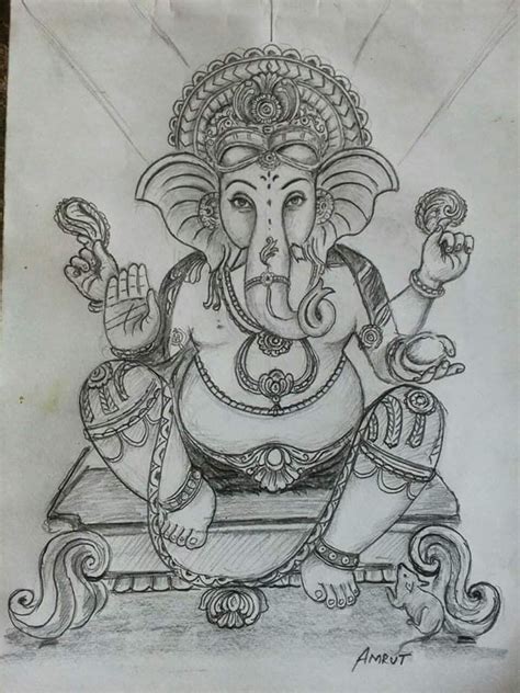 Pin by durga on Ganesh art | Boho art drawings, Ganesha drawing ...