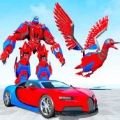 Download Duck Robot Car Transform Games android on PC