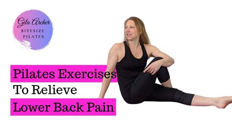 Pilates exercises to relieve lower back pain - YouTube