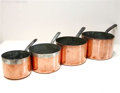 Antiques Atlas - Copper Saucepan Set