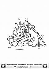 campfire coloring Pages  Clip Art Library sketch template
