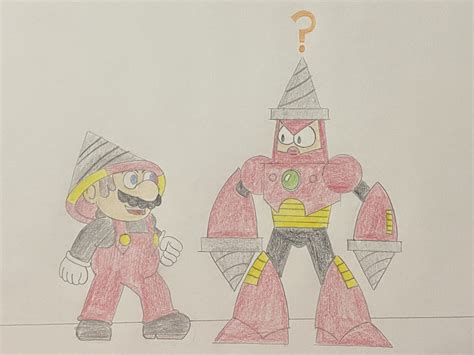 Drill Man meets Drill Mario by protoman17 on DeviantArt