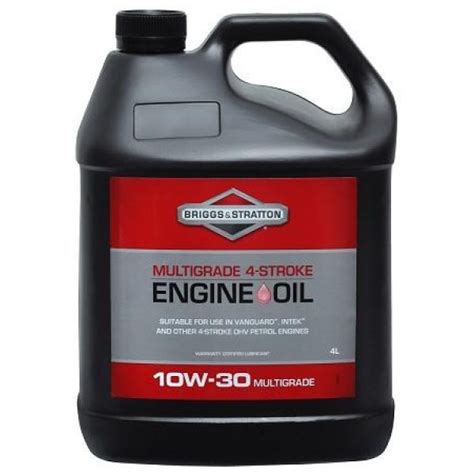 Briggs & Stratton 10w30 Engine Oil 4 Litre - HA27307A - Burns Mower World