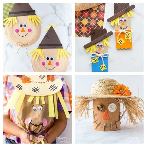 24 Adorable Fall Scarecrow Crafts for Kids- A Cultivated Nest