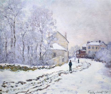 Snow at Argenteuil, 1875 - Claude Monet - WikiArt.org