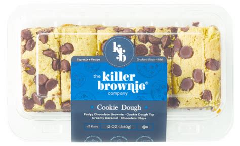 The Killer Brownie® Company Cookie Dough Brownie Bars, 5 ct / 12 oz ...