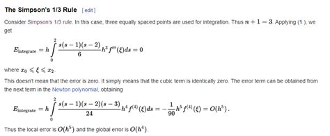 numerical methods - About the error bound of Simpson's rule - Mathematics Stack Exchange