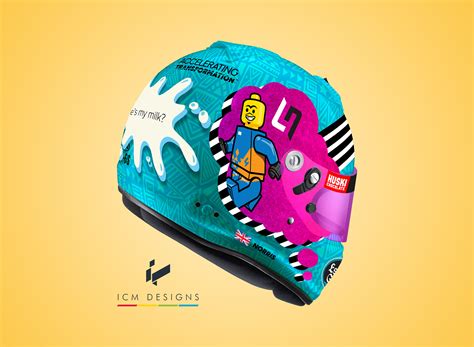 Lando Norris Helmet Design Contest :: Behance