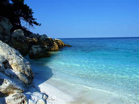 Beaches of Thassos, Tassos, Greece, Marble Beach 01