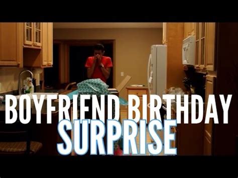 Boyfriend Birthday Surprise! - YouTube