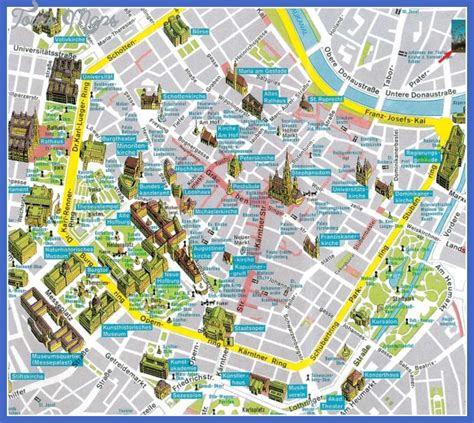 Vienna Map Tourist Attractions - ToursMaps.com