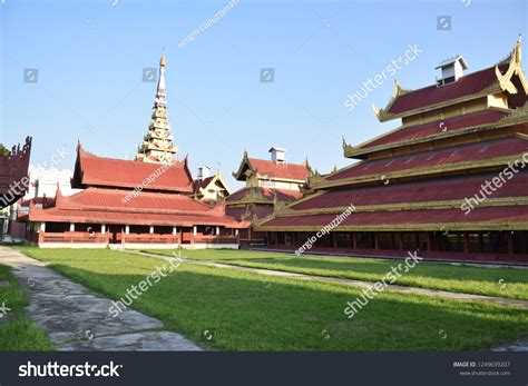 Buildings Inside Mandalay Royal Palace Complex Stock Photo 1249639207 ...