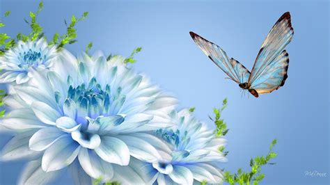 Blue Flower Wallpapers - Wallpaper Cave