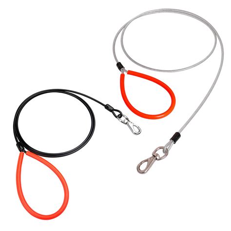 Pet Chew-Resistant Dog Leash Training Lead Steel Wire Tie Out Cable ...