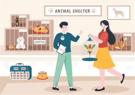 Animal Shelter Illustration - Free Download Buildings Illustrations | IconScout